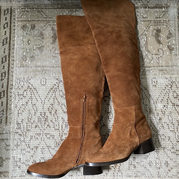 J Crew over the knee suede boots - Picture 3 of 3